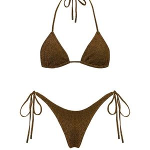Triangl Vinca Honey Sparkle bikini new with tags